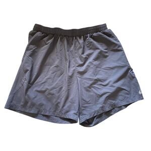 Asics 2-in-1 Athletic Liner Gym Running Shorts Drawstring Lightweight Gray Sz XL